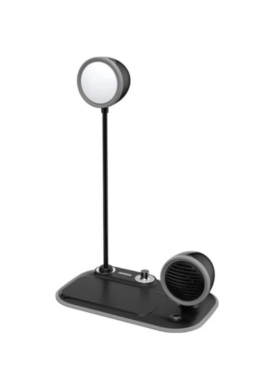 Wirelles Charging 20w 3in1 Kablosuz Şarj Standı Led Işıklı Hopörlor Modlu Wirelles Charging