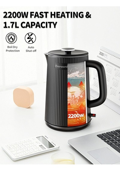 Fourward 1.7 L 2200 W Paslanmaz Çelik Su Isıtıcı