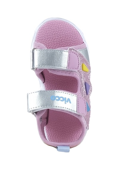 Vicco Hilda Günlük Cırtlı Kız Bebek Işıklı Sandalet 321.24y.204 Pembe