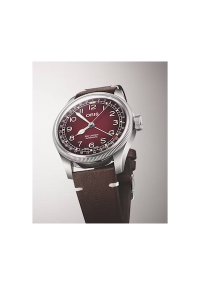 Oris Big Crown Oris X Cervo Volante 40 Mm Otomatik Saat 01 754 77 Bordo