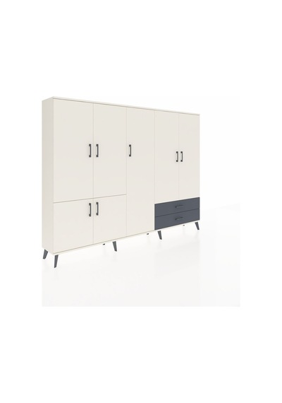 Arges Dolap 12 Raflı 2 Çekmeceli 7 Kapaklı 220x30x163 Aytaşı-ayta Aytaşı-aytaşı/antrasit Arges Dolap 12 Raflı 2 Çekmeceli 7 Kapaklı 220x30x163 Aytaşı-ayta Aytaşı-aytaşı/antrasit