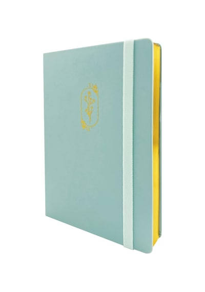 Bujo Defter Vegan Deri , 96 Yaprak, 160 Gr. Beyaz Kağıt ,cepli ,lastikli Su Yeşili