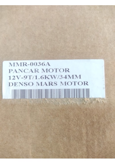 Pancar Motor E89-9,5/11,5hp Marş Dinaması/marş Motoru Japon Denso