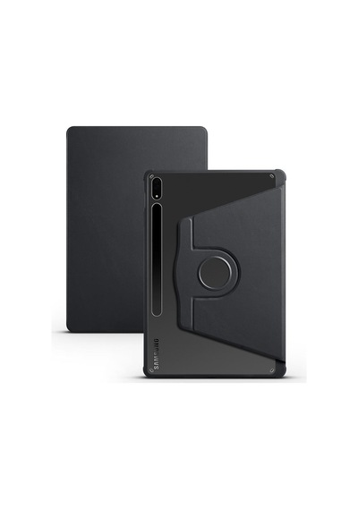 Galaxy Uyumlu Tab S8 Plus Sm-x800 Kılıf Termik Kalem Bölmeli Dönebilen Standlı Kılıf