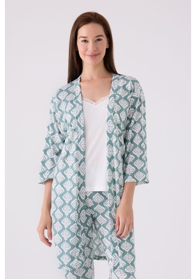 Pierre Cardin Kadın Mavi Pijama Takımı Pc8905-s-v1 Mavi