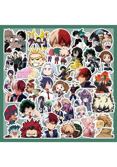 Lexroo My Hero Academia Sticker Seti Çok Renkli