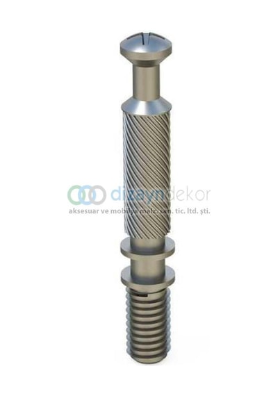 Minifix Dolap Bağlantı Elemanı Metal Dübelli Takım-4 Adet