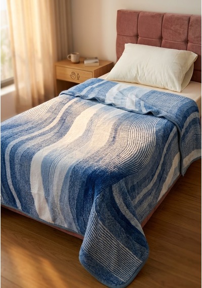 Padişah Peluş Battaniye Tek Kişilik %100 Soft Wellsoft Battaniye 155x15 Cm Çok Renkli