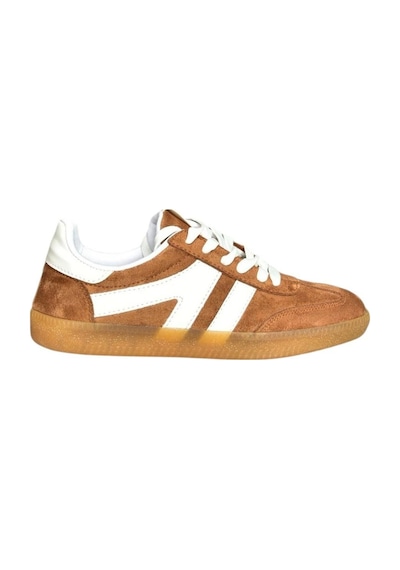 Fox Shoes U652861402 Taba Süet Kadın Spor Ayakkabı Sneakers Taba-süet
