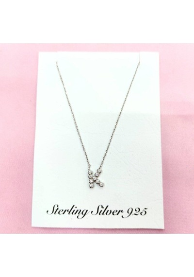 Oriental Kuyumculuk Jewellery K Harfi Kolye Gümüş