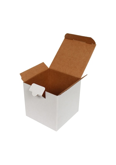 10,5x10,5x10,5cm Kutu - E-ticaret Kargo Kutusu - 0,4 Desi Kutu - Beyaz Kutu - 5 Adet Beyaz 10,5 X 10