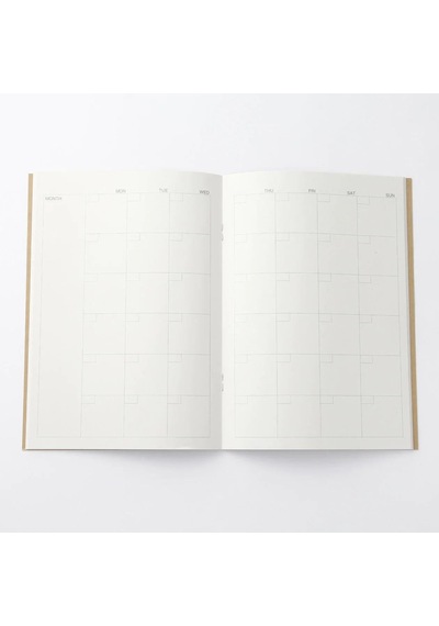 Muji Aylık Planlayıcı- Montly Planner Krem