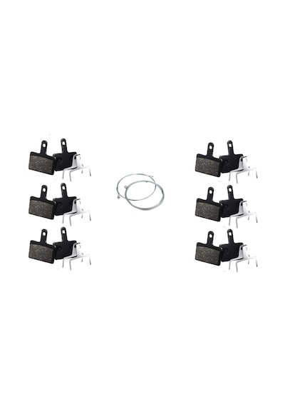 6 Set Bisiklet Hidrolik Mekanik Disk Kaliper Fren Balatası Shimano Model Bisiklet Balata Fren Teli