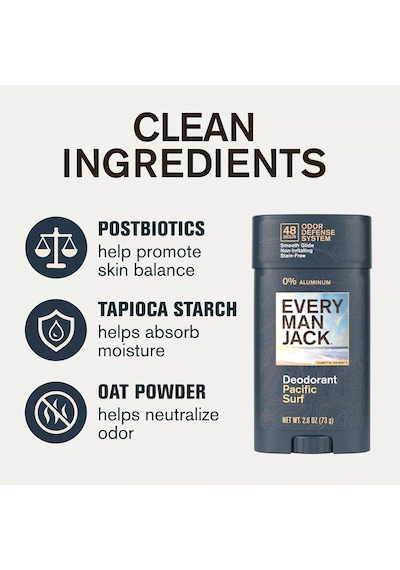 Every Man Jack Pacific Surf Alüminyumsuz Stick Deodorant 73gr