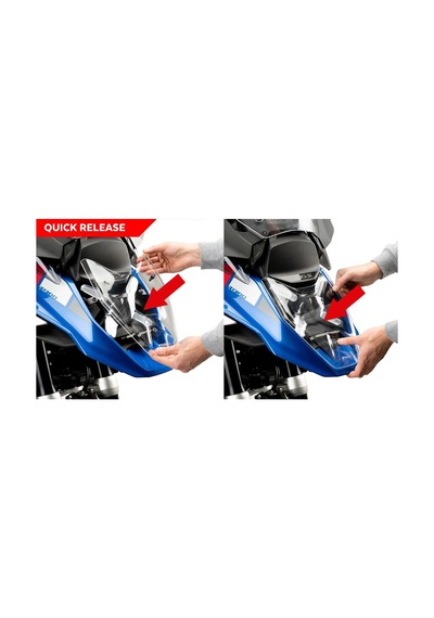 Puıg 21853w Headlıght Protector Bmw R1300gs 23'- C Clear Şeffaf