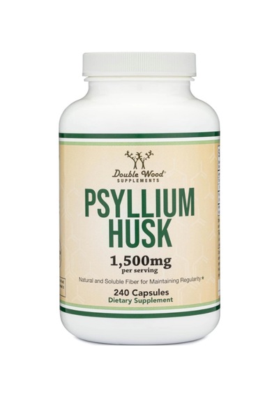 Double Wood Psyllium Husk 240 Capsul 1,500mg Per Serving Na...