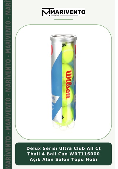 Delux Serisi Ultra Club All Ct Tball 4 Ball Can Wrt116000 Açık Alan Salon Topu Hobi
