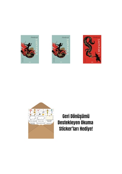 Şahnâme 3 Ciltli + Şahnâme 3 + Şahnâme 1 Ciltli + Okuma Sticker'ları