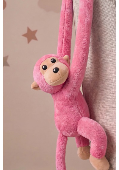 Pudra Elleri Yapışabilen Maymun Peluş Oyuncak
