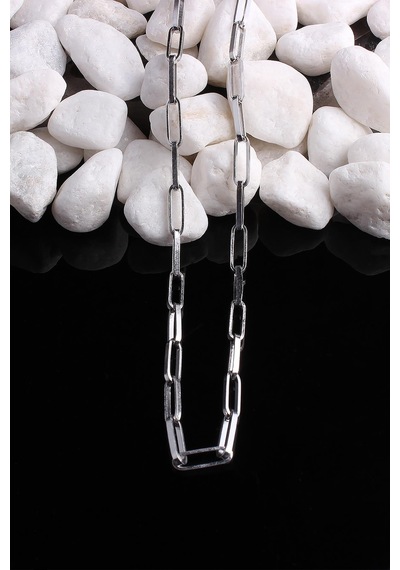 Omar Silver Unisex Ataç Model Gümüş Kolye 925 Ayar Rodyum Kaplama Gümüş Zincir Omar Silver Unisex Ataç Model Gümüş Kolye 925 Ayar Rodyum Kaplama Gümüş Zincir