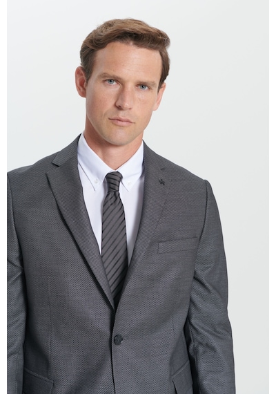 AC&Co / Altınyıldız Classics Erkek Antrasıt Slim Fit Dar Kesim Mono Yaka Desenli Takım Elbise Antrasıt AC&Co / Altınyıldız Classics Erkek Antrasıt Slim Fit Dar Kesim Mono Yaka Desenli Takım Elbise Antrasıt