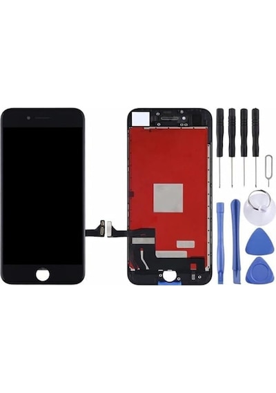 Apple iPhone Uyumlu  8 Lcd Ekran Dokunmatik Siyah Servis