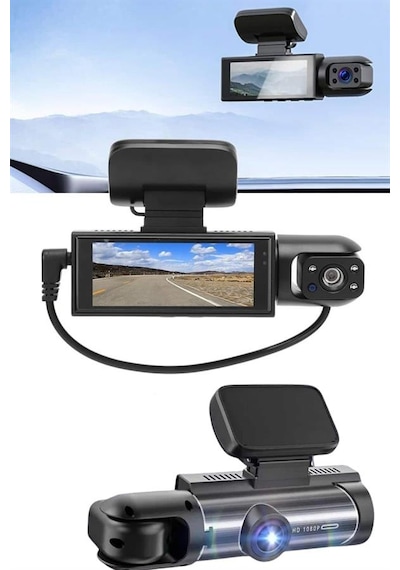 Araç Kamerası Dönebilen Hd Kaliteli Video Ve Fotoğraf Kaydedici -