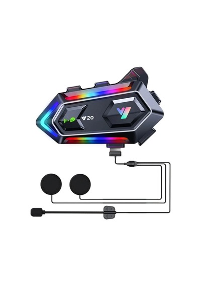 River World Motorsiklet Kaskı İçin Bluetooth Kask Kulaklığı Uzun Ömürlü Suya Dayanıklı Batarya