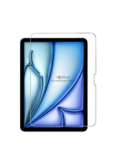 Novstrap Apple Uyumlu iPad  Air 11 İnç 6. Nesil M2 2024 İle Nano Esnek Cam Ekran Koruyucu A2902 A2903