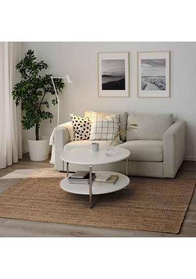 Ikea Strög Jüt Halı, Natürel, 120x180 Cm, Dikdörtgen