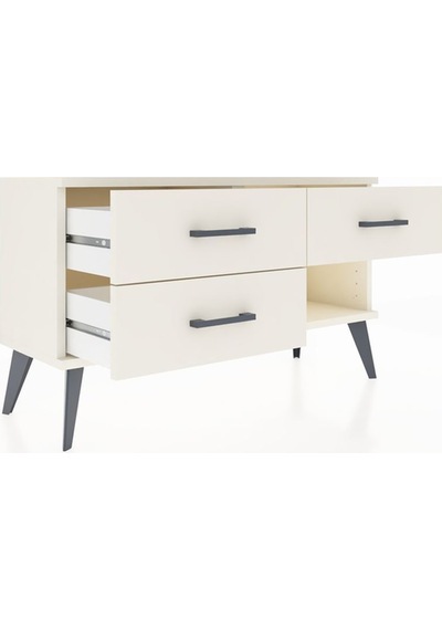Arges Şifonyer 3 Çekmeceli 88x30x48 Aytaşı-aytaşı Aytaşı