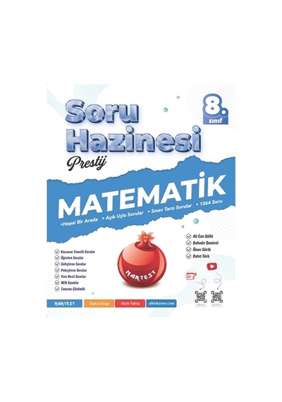 Nartest 8. Sınıf Türkçe Matematik Prestij Soru Hazinesi