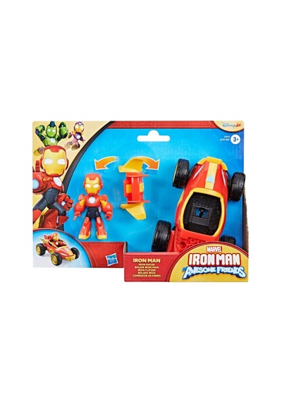 G1471 Iron Man And His Awoesome Friends Araç Ve Figür Oyun Seti +3 Yaş - 1 Adet - Grsy-901505