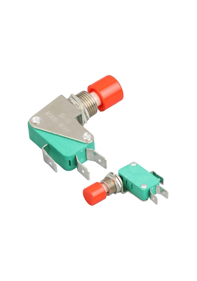 Ic-176e / Ds-438 Micro Switch Kırmızı Butonlu Ø12mm