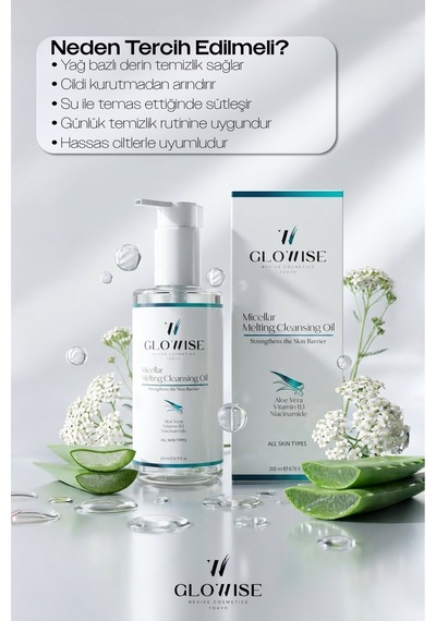 Micellar Yüz Temizleme Yağı 200 Ml