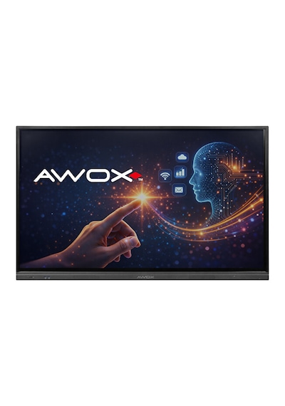 Awox 65" 4k Android Akıllı Tahta Ir Dokunmatik Eğitim Ve Toplantı Paneli