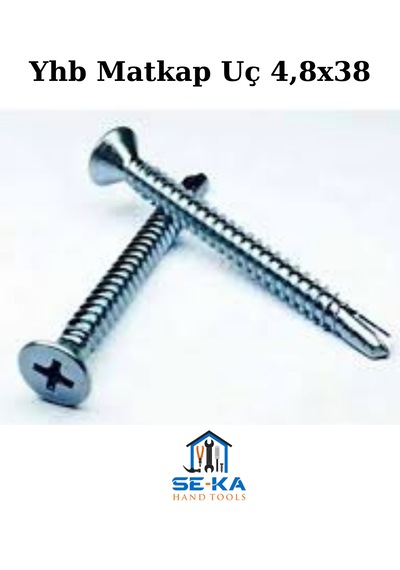 Yhb Matkap Uç 4,8x38 Çinko 25 Adet 4.8 x 38 MM