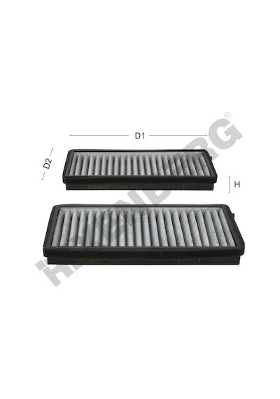 Ssangyong Rexton Rodıus Polen Filtresi Rxc6917k-68110-21030 Karbonlu