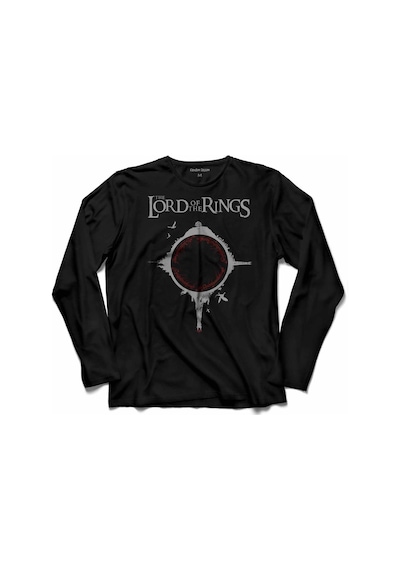 Lotr Lord Of The Rıngs Yüzüklerin Efendisi Logo Uzun Kollu Tişört (525295349)