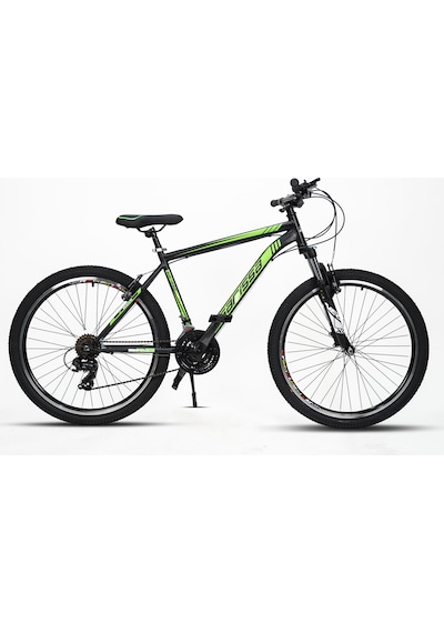 Sarissa Moon 26" Jant Mtb Ön Amortisörlü Shimano 21 Vites V Fren Dağ Bisikleti Siyah Yeşil