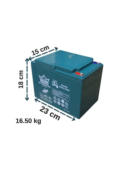 Ortec Plus 12v 100ah Elektrikli Motosiklet Aküsü