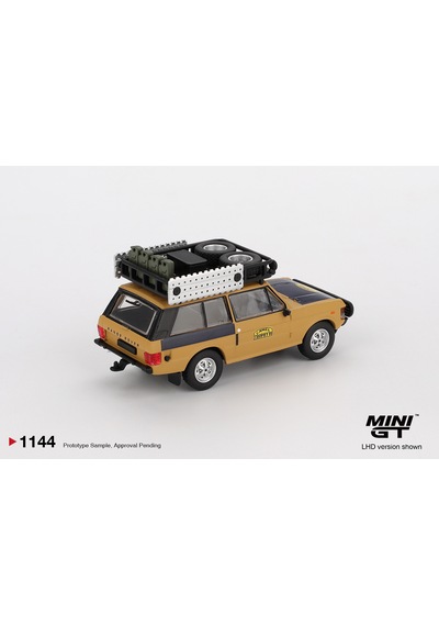 1:64 Ölçek Mini Gt 1981 Land Rover Range Rover C.swoboda & K.mentel Diecast Metal Minyatür Model Araba 5cm