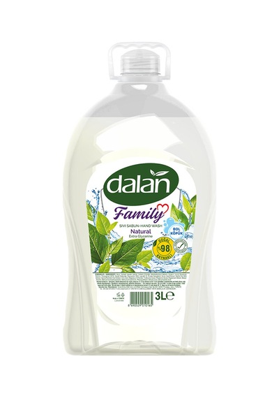 3 Adet Dalan Sıvı Sabun Natural 3 L