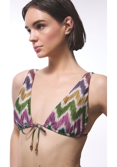 Penti Celine Deep V Zigzag Bikini Üstü