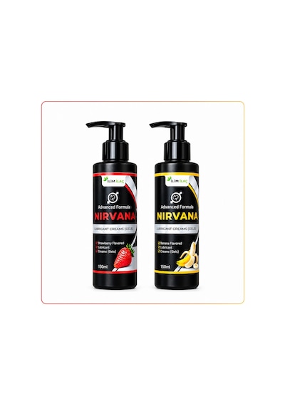 Nirvana Çilek Ve Muz Aromalı Kayganlaştırıcı Jel 2 x 150 ML
