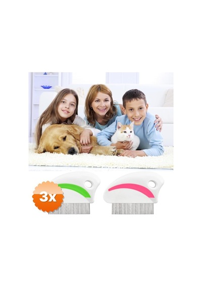 3 Adet Evcil Hayvan Bit Tarağı