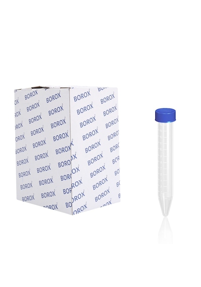 Falkon Tüpü 15 Ml - Dibi Konik Santrifüj Test Tüpü 100 Adet