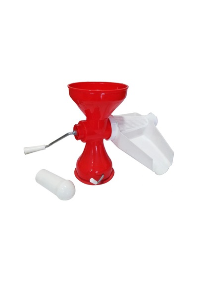 Plastik Süzgeçli - Hazneli Salça Makinesi Metal Kollu Ev Yapımı Firesiz Pratik Kullanım Brkt-312007 Çok Renkli