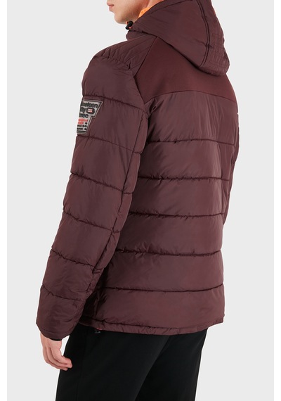 Norway Geographical Su Geçirmez Kapüşonlu Parka Erkek Parka Beachwood Kahve