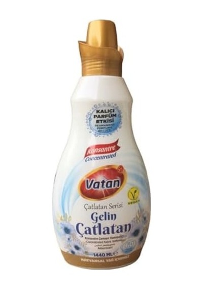 Gelin Çatlatma Konsantre Kumaş Yumuşatıcı, Sıvı, Çiçekli Kokulu, 1440 Ml 0.75 LT - 2.5 LT - 12 KG